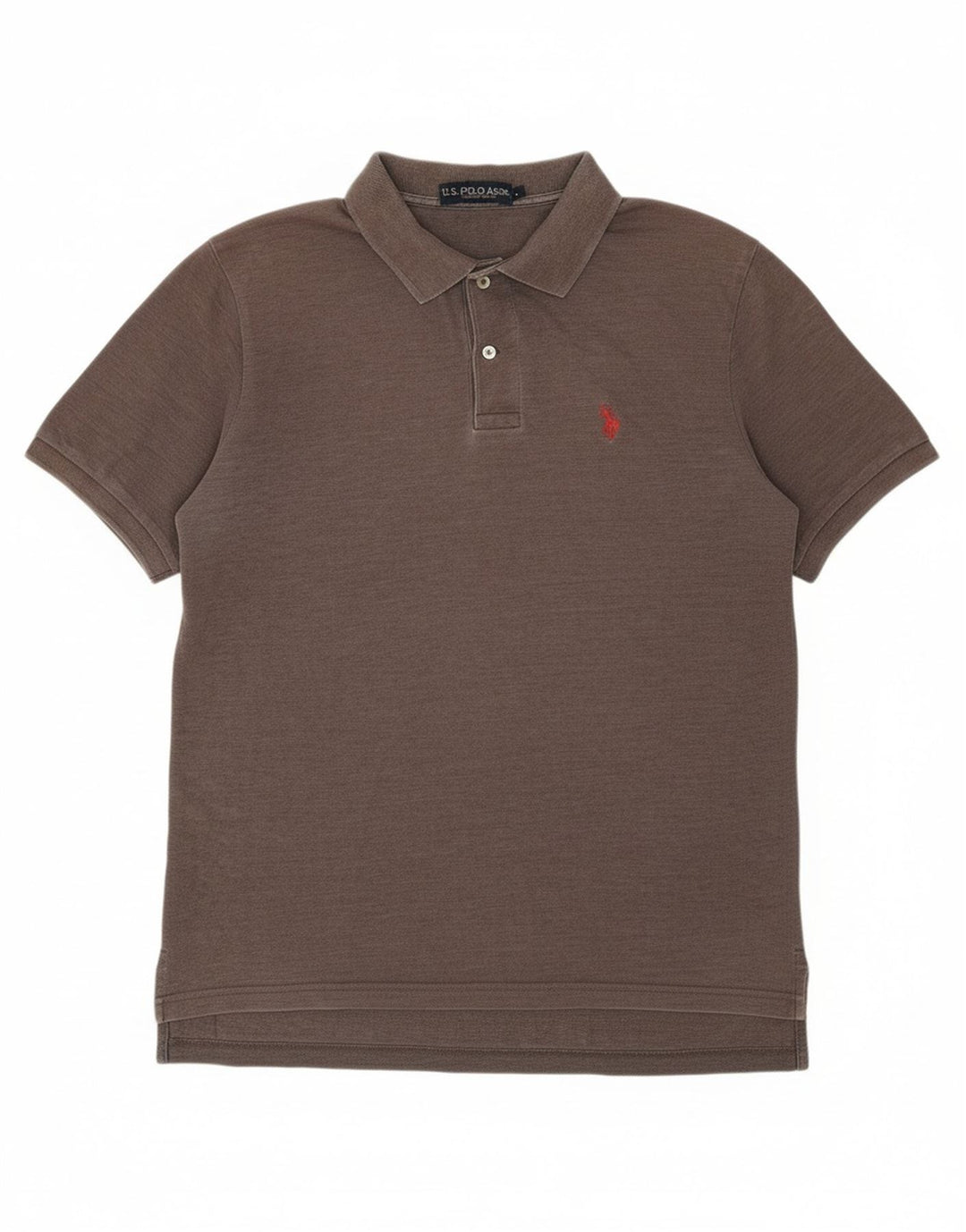 U.S. POLO ASSN. Mens Polo Shirt Large Brown