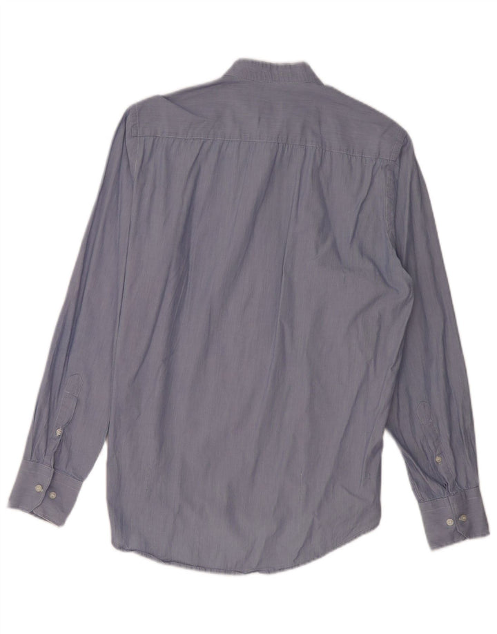 Dack's Mens Slim Fit Shirt Medium Blue Cotton