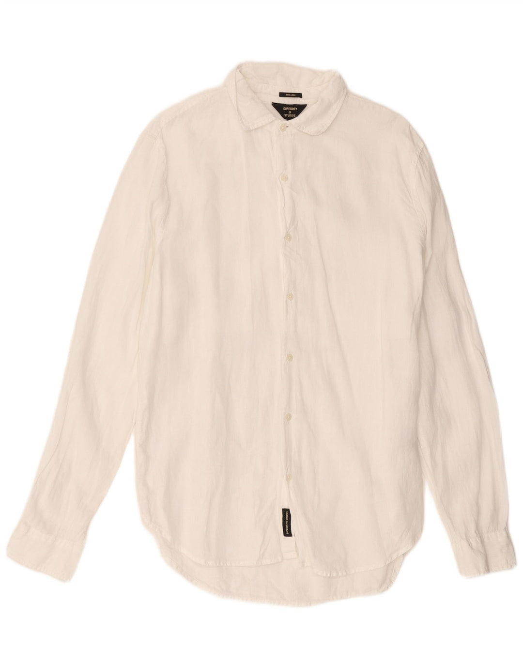 Superdry Mens Shirt XL White Linen