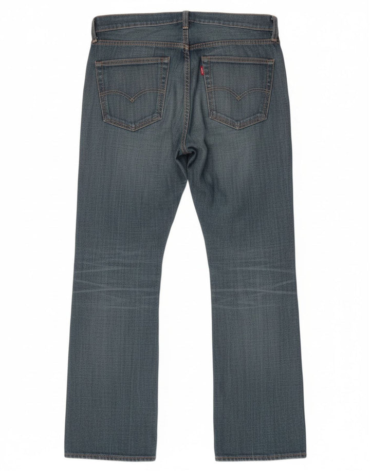 Levi's Mens 527 Bootcut Jeans W32 L30 Blue Cotton
