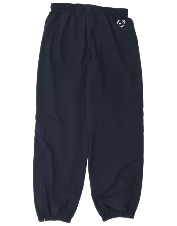 Nike Mens Tracksuit Trousers Joggers Large Navy Blue Polyester