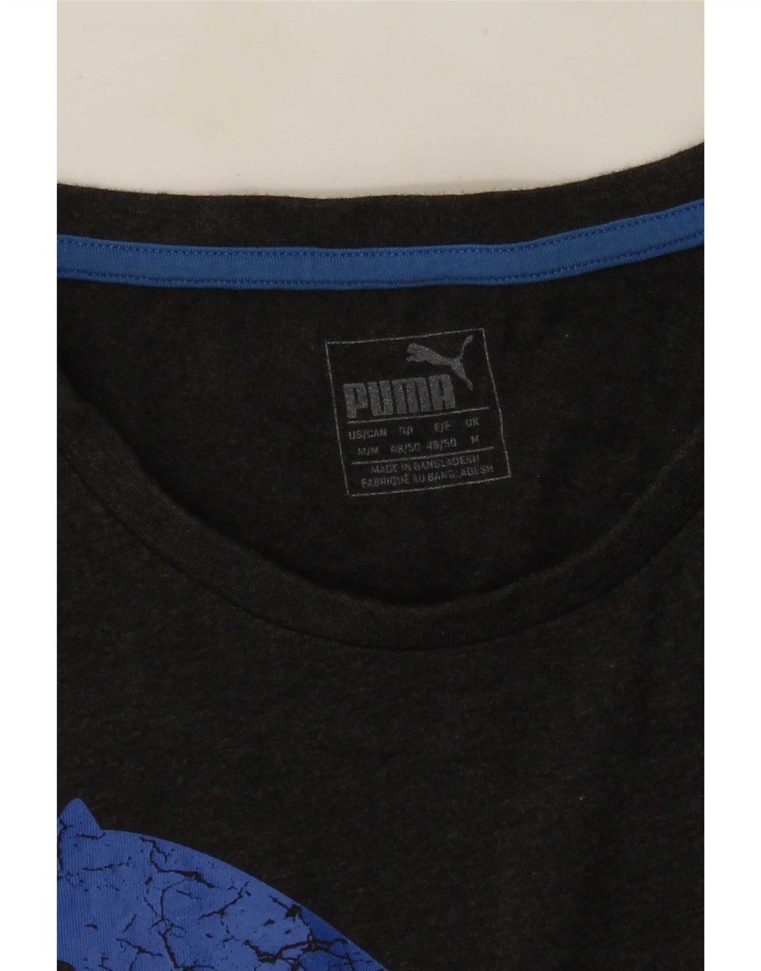 Puma Mens Graphic T-Shirt Top Medium Grey