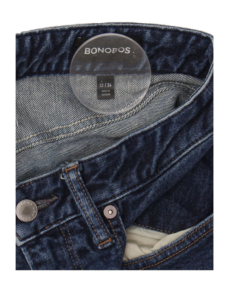 BONOBOS Mens Skinny Jeans W32 L34 Blue Cotton Vintage BONOBOS and Second-Hand BONOBOS from Messina Hembry 
