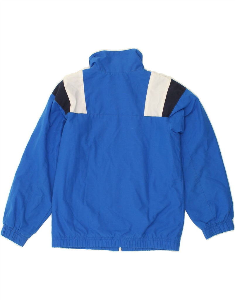 NIKE Boys Tracksuit Top Jacket 8-9 Years Small Blue Colourblock Nylon Vintage Nike and Second-Hand Nike from Messina Hembry 