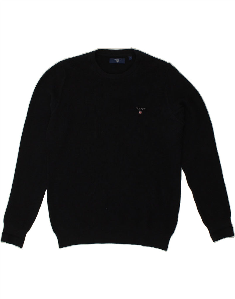 GANT Mens Crew Neck Jumper Sweater Small Navy Blue | Vintage Gant | Thrift | Second-Hand Gant | Used Clothing | Messina Hembry 