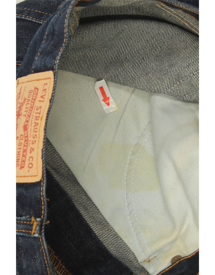 Levi's Mens 751 Straight Jeans W30 L30 Navy Blue Cotton