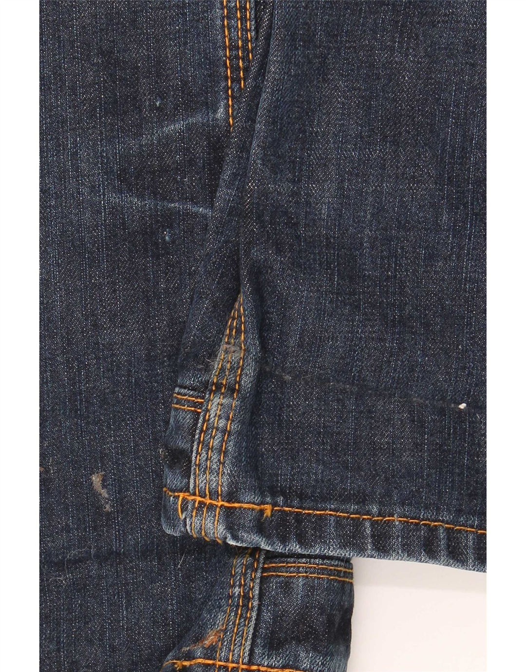 Superdry Mens Cargo Bootcut Jeans W27 L32 Navy Blue Cotton