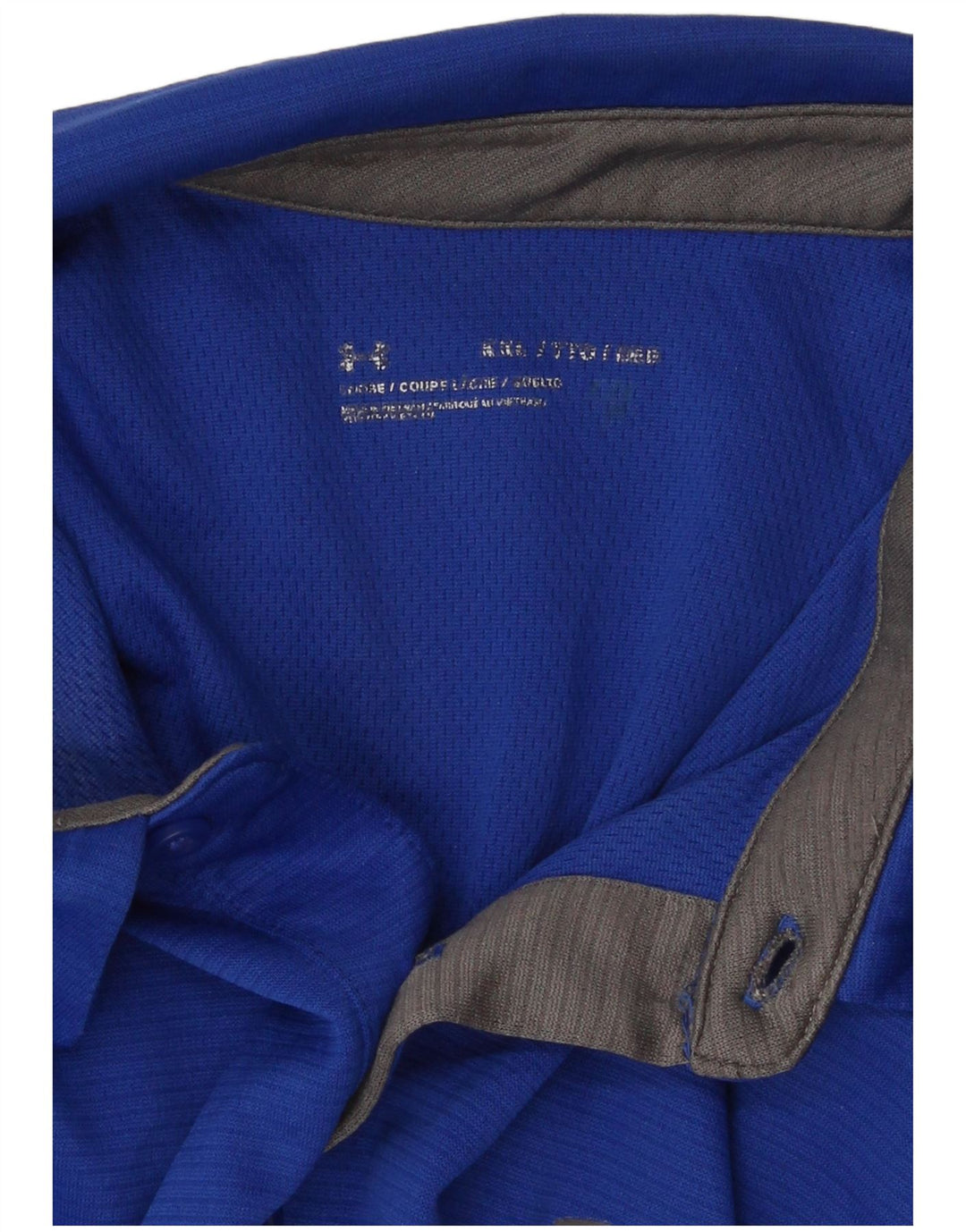 UNDER ARMOUR Mens Polo Shirt 2XL Blue
