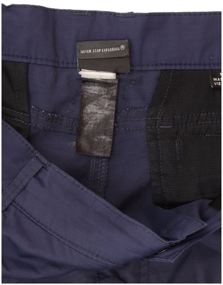 The North Face Mens Cargo Shorts Medium W36  Navy Blue Polyester