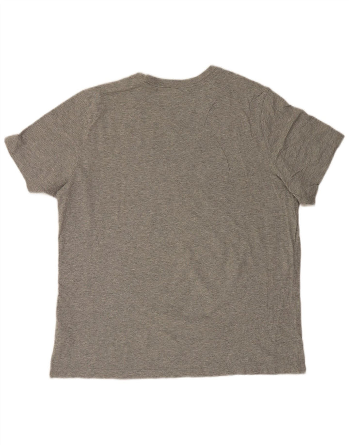 Nike Mens Graphic T-Shirt Top XL Grey Flecked Cotton