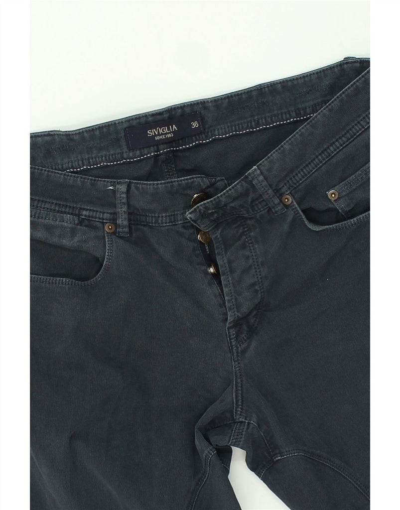 SIVIGLIA Womens Slim Jeans W36 L31 Navy Blue Cotton Vintage SIVIGLIA and Second-Hand SIVIGLIA from Messina Hembry 