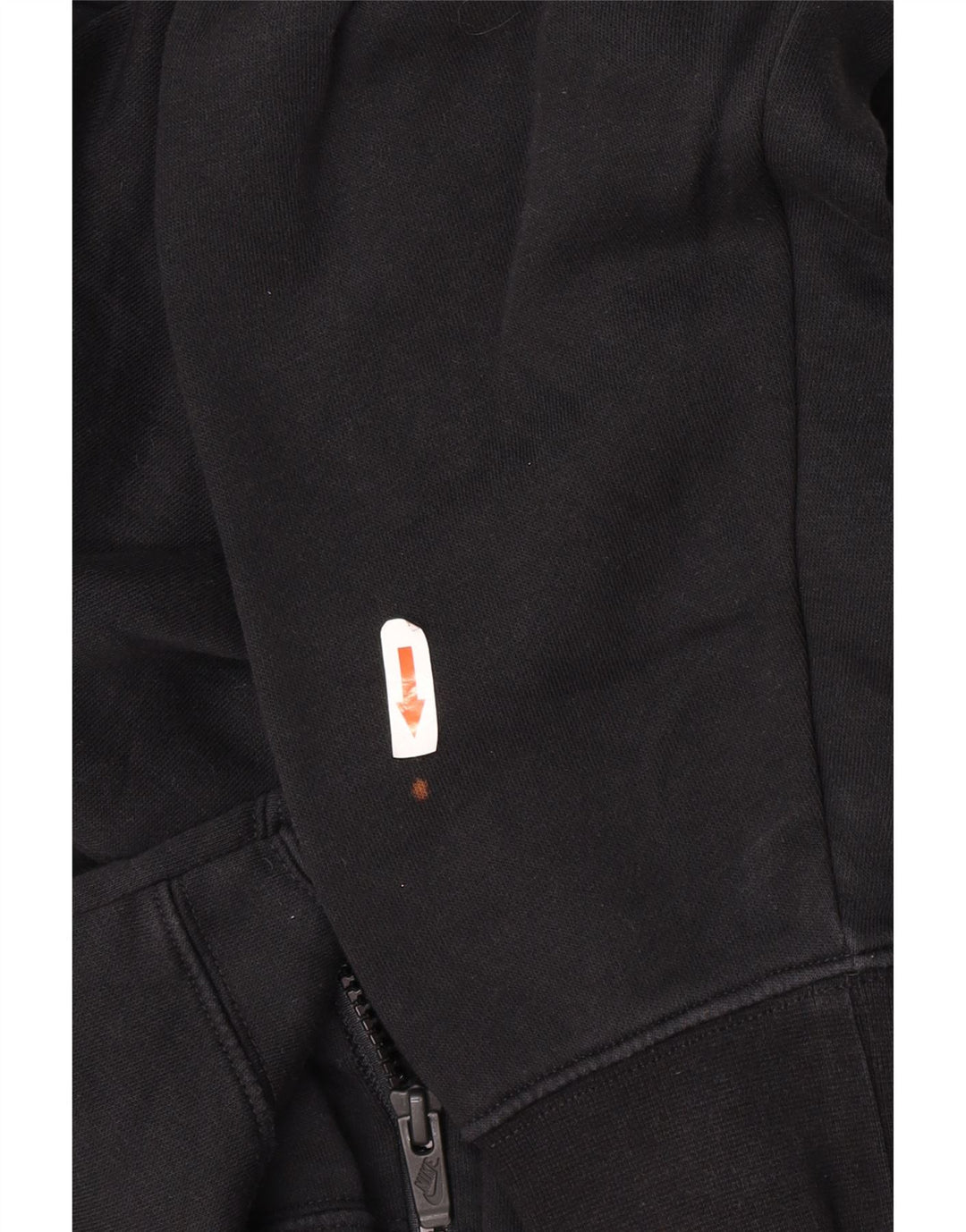 Nike Mens Tracksuit Top Jacket Medium Black Cotton