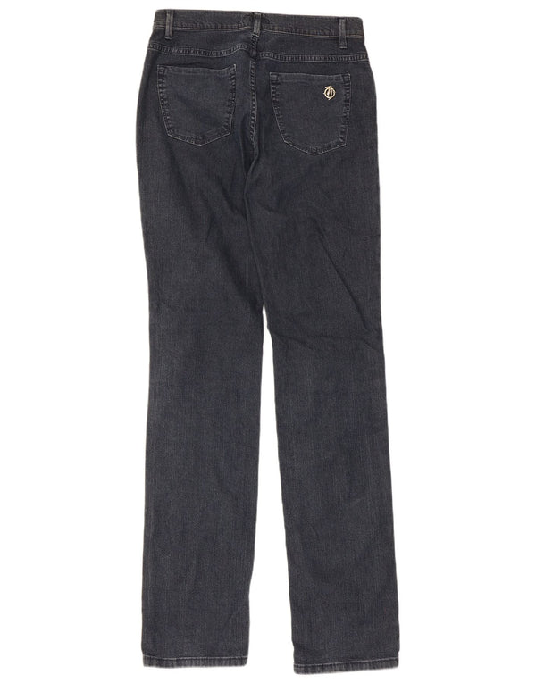 Trussardi Womens Straight Jeans W27 L33 Navy Blue