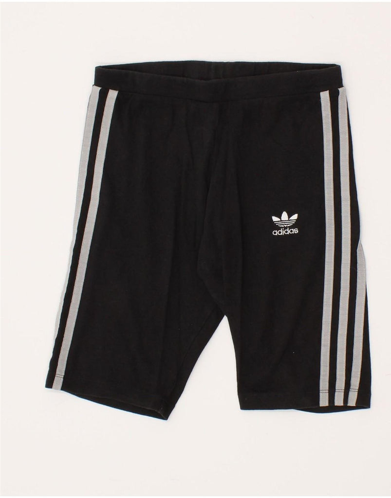 ADIDAS Womens Sport Shorts UK 6 XS  Black Cotton Vintage Adidas and Second-Hand Adidas from Messina Hembry 