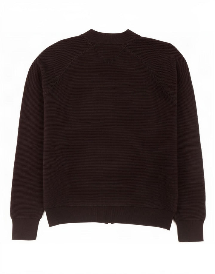 Tommy Hilfiger Mens Cardigan Sweater Medium Black Cotton