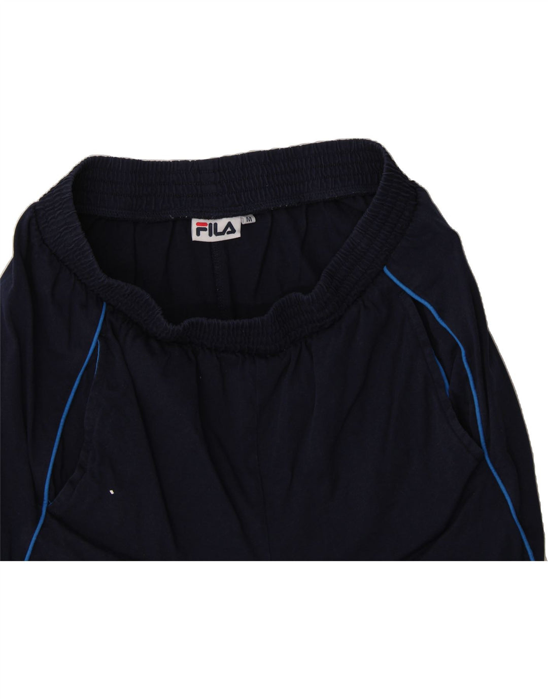 FILA Mens Sport Shorts Medium Navy Blue Cotton Vintage Fila and Second-Hand Fila from Messina Hembry 