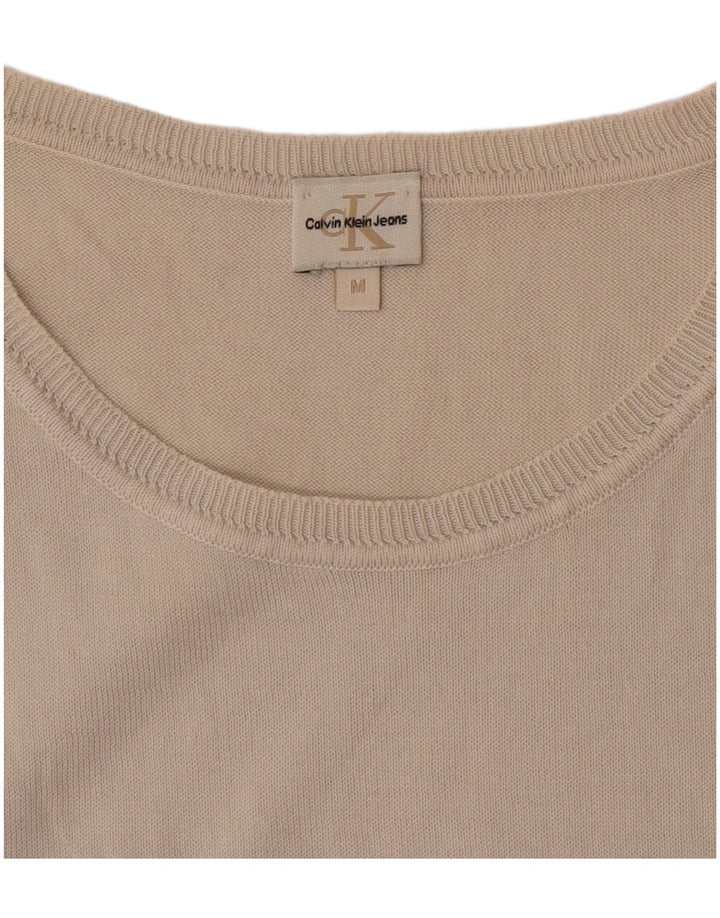 Calvin Klein Jeans Womens Vest Tank Top UK 12 Medium Grey