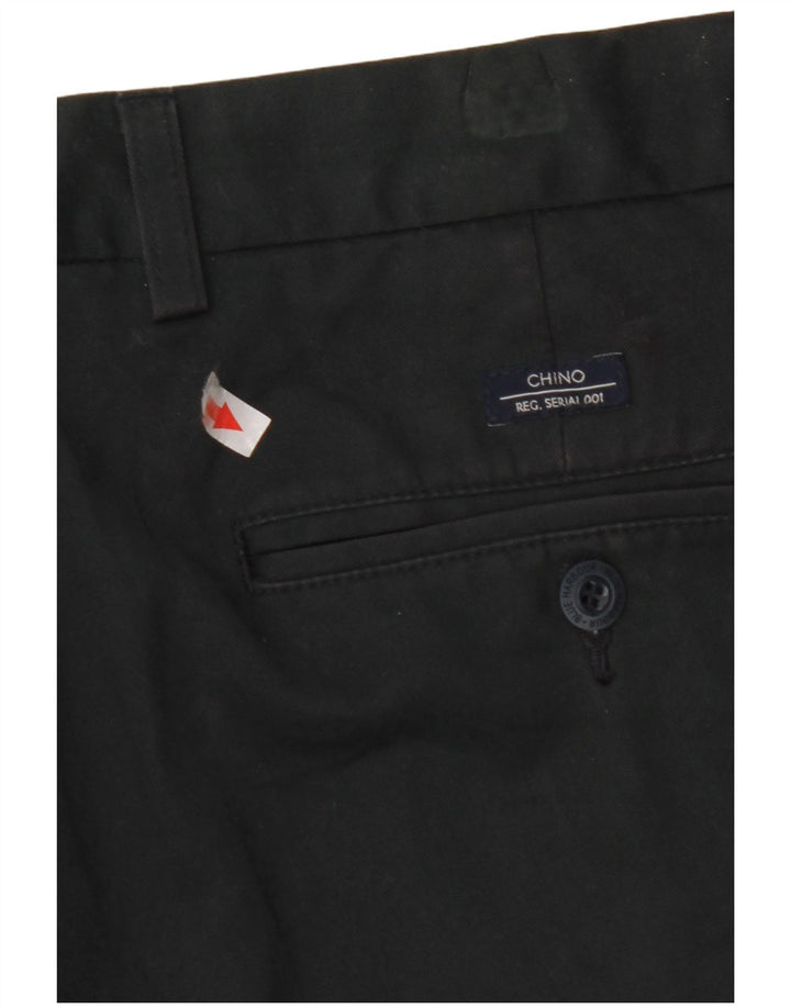 Marks & Spencer Mens Blue Harbour Straight Chino Trousers W38 L29 Navy