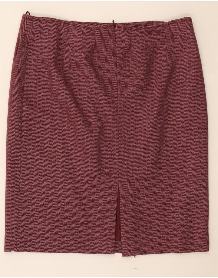 Luisa Spagnoli Womens 2 Piece Skirt Set IT 42 Medium W32 Burgundy