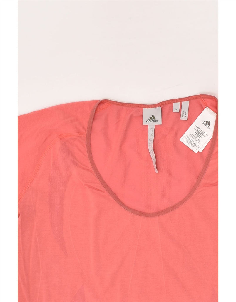 ADIDAS Womens Stella McCartney T-Shirt Top UK 12 Medium Pink Modal | Vintage Adidas | Thrift | Second-Hand Adidas | Used Clothing | Messina Hembry 