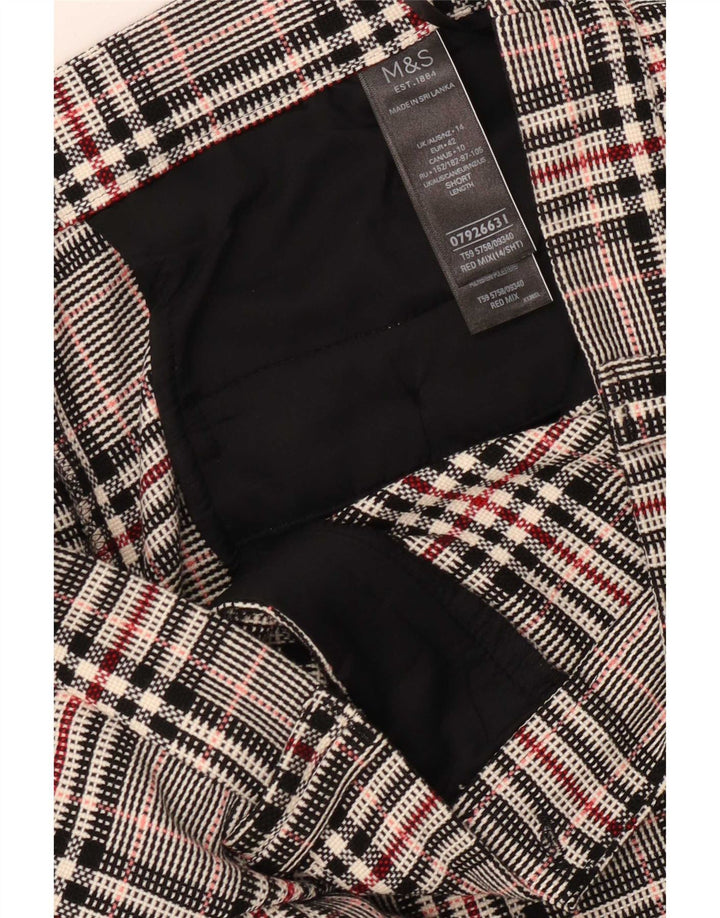 Marks & Spencer Womens Suit Trousers UK 14 Large W34 L26 Multicoloured