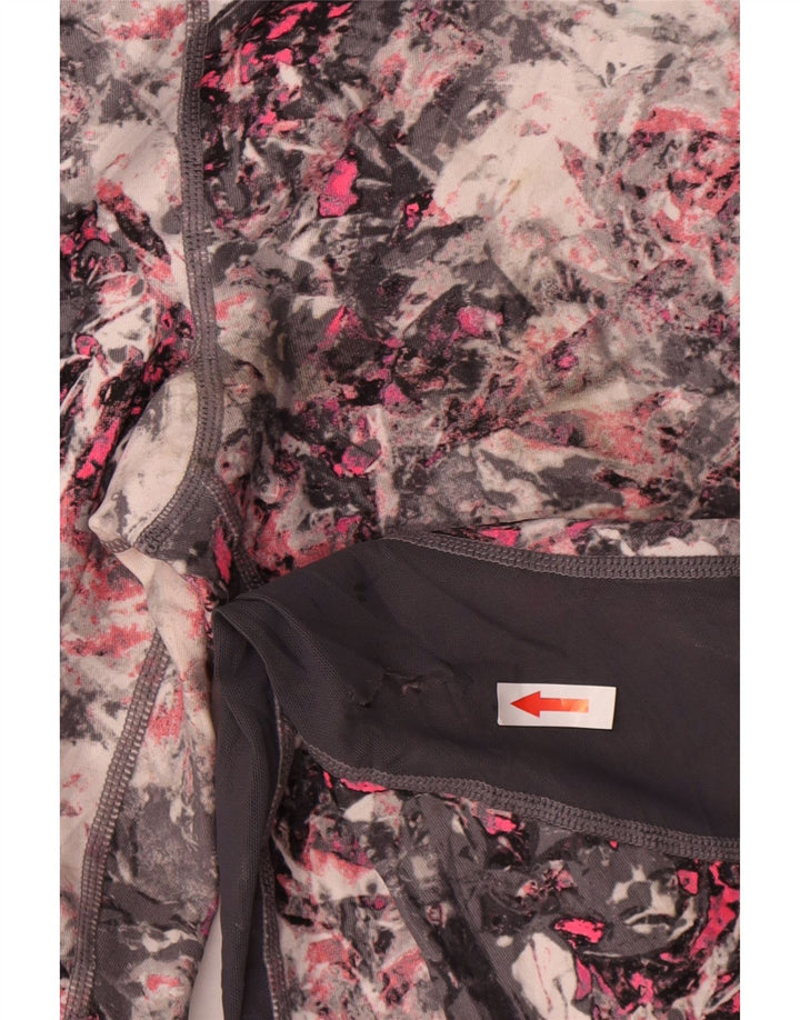 Calvin Klein Womens Abstract Pattern Leggings UK 8 Small Multicoloured