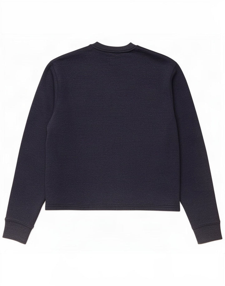 Vans Womens Graphic Sweatshirt Jumper UK 16 Large Navy Blue