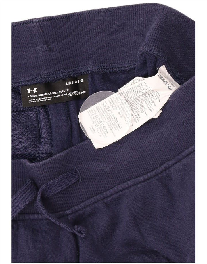 Under Armour Mens Cold Gear Tracksuit Trousers Joggers Large Navy Blue