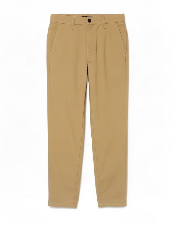 Zara Mens Slim Chino Trousers EU 38 Small W30 L29 Beige