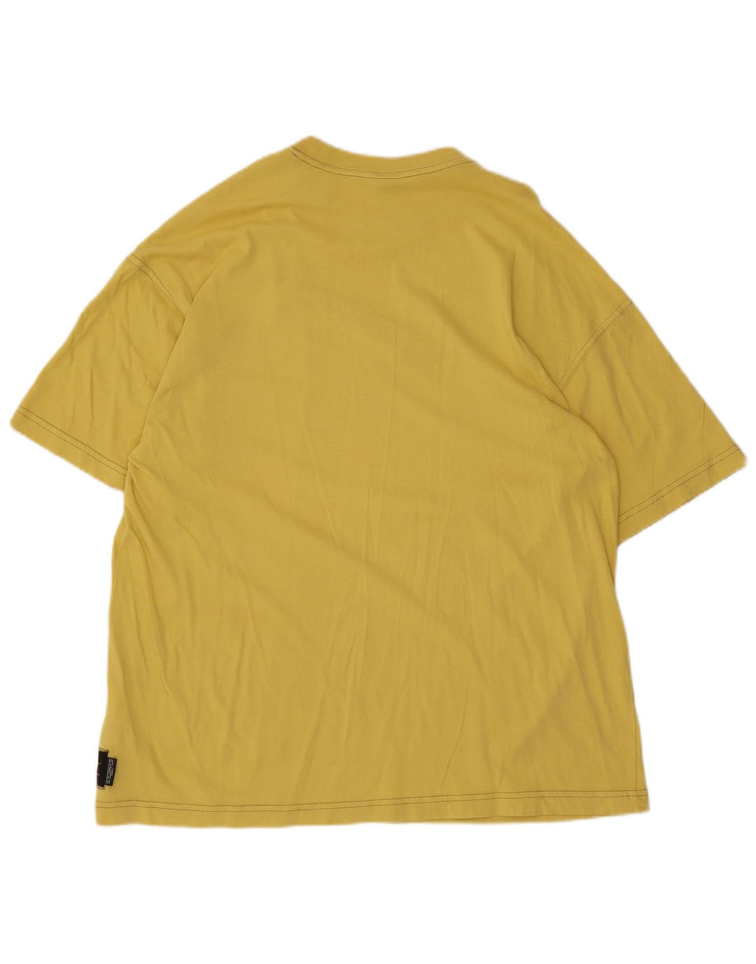 Nike Mens Graphic T-Shirt Top Small Yellow Cotton
