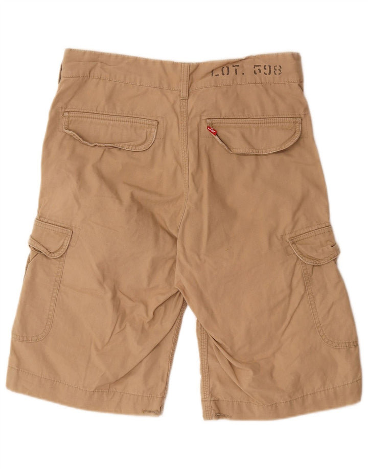 Levi's Mens Cargo Shorts Medium W30 Beige Cotton