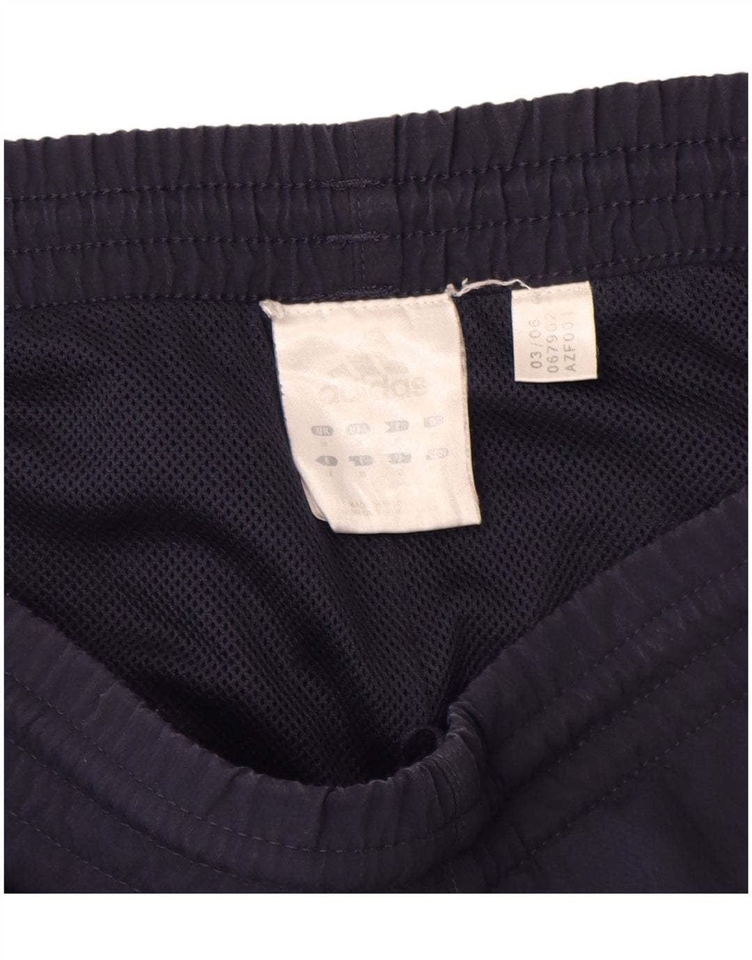 Adidas Mens Tracksuit Trousers Medium  Navy Blue Nylon