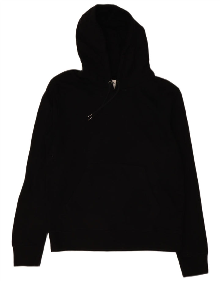 Marks & Spencer Mens Hoodie Jumper Medium Black Cotton