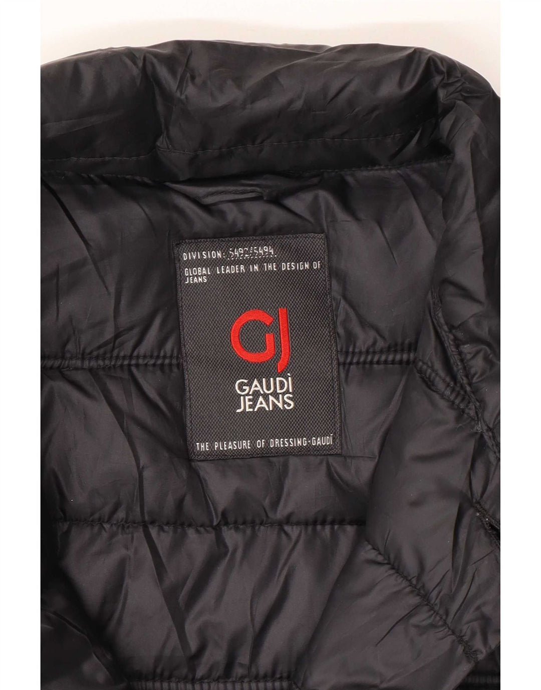 Gaudi Mens Padded Jacket UK 44 2XL Black Polyester