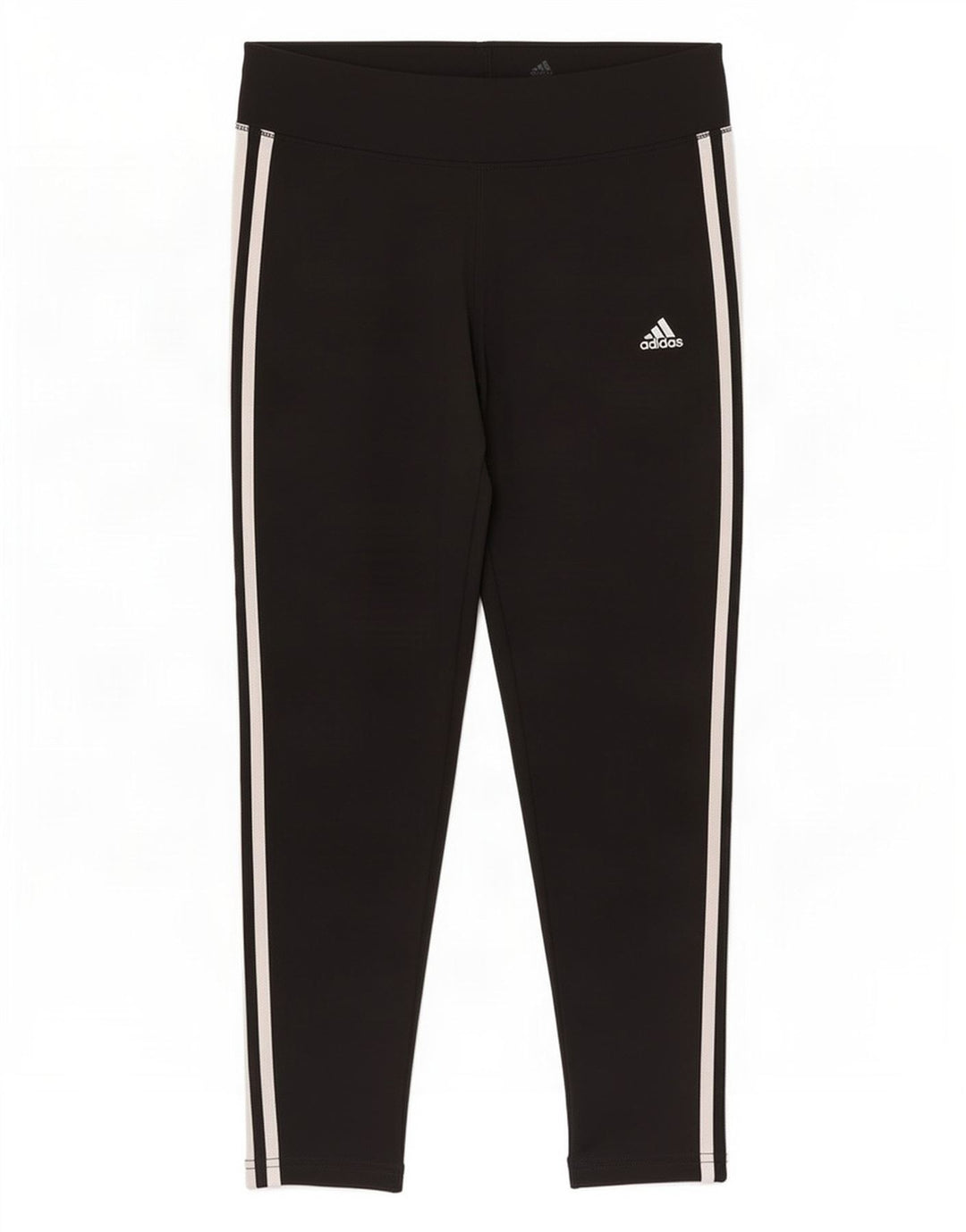 Adidas Womens Leggings UK 16/18 Large Black Polyester