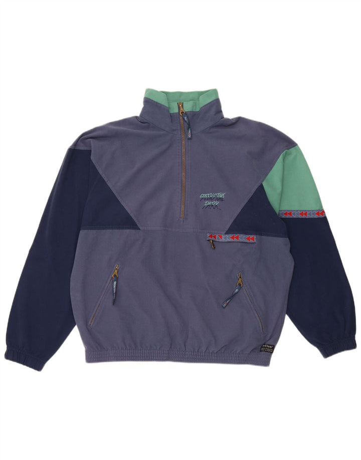 Greenstone Park Mens Full Tracksuit Large  Navy Blue Geometric Polyester