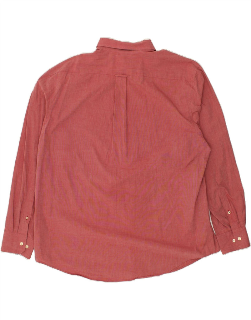 IZOD Mens Shirt XL Red Cotton Vintage Izod and Second-Hand Izod from Messina Hembry 