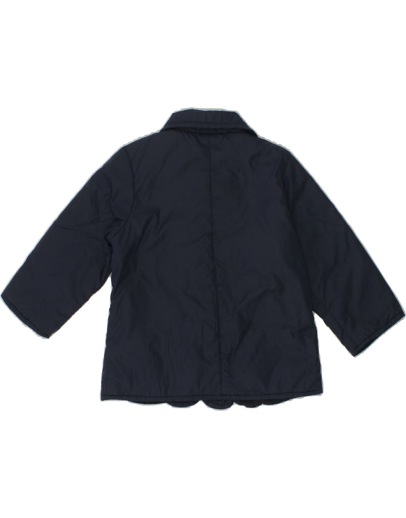 BENETTON Baby Boys Windbreaker Jacket 6-9 Months Navy Blue Nylon | Vintage Benetton | Thrift | Second-Hand Benetton | Used Clothing | Messina Hembry 