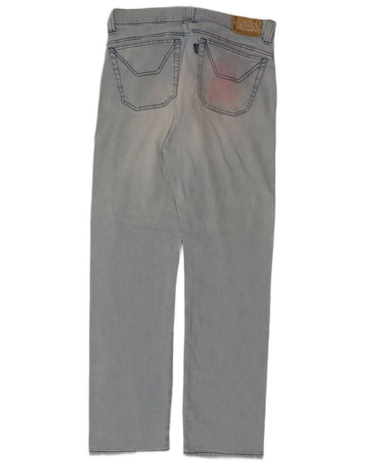 Jeckerson Mens Straight Jeans W34 L33 Blue