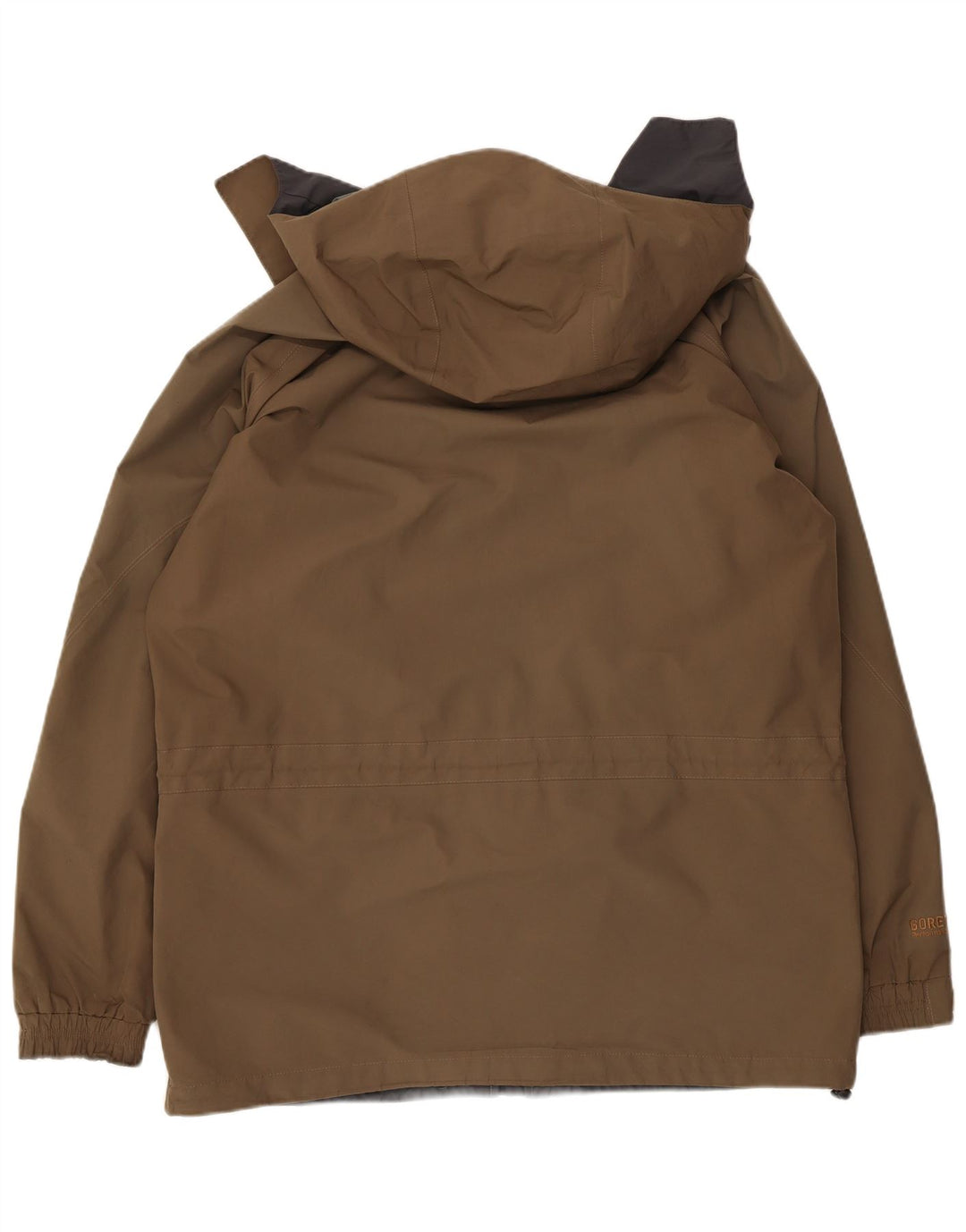 Berghaus Mens Hooded Windbreaker Jacket UK 40 Large Brown Nylon