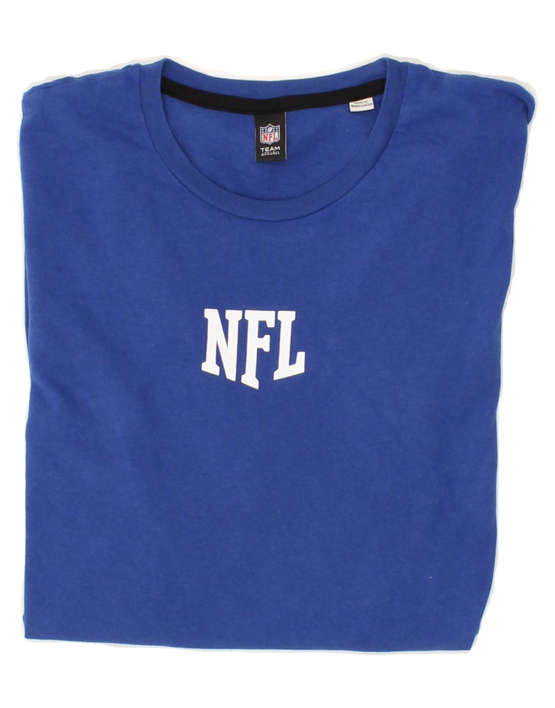 NFL Mens Graphic T-Shirt Top XL Blue Cotton | Vintage NFL | Thrift | Second-Hand NFL | Used Clothing | Messina Hembry 