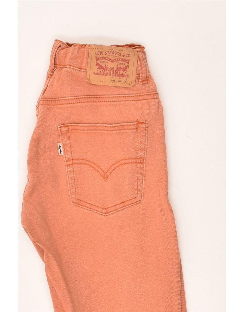 LEVI'S Boys 511 Slim Jeans 11-12 Years W26 L26  Orange Cotton | Vintage Levi's | Thrift | Second-Hand Levi's | Used Clothing | Messina Hembry 