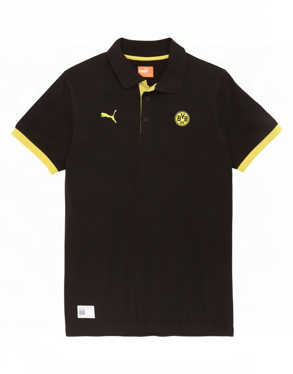 Puma Mens BVB Dortmund Polo Shirt Medium Black