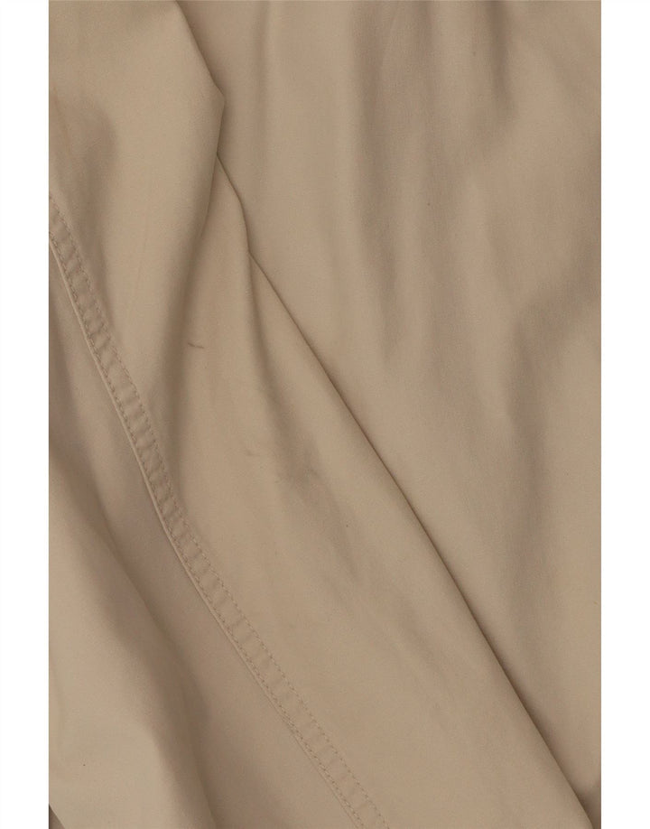 Tommy Hilfiger Mens Bomber Jacket UK 38 Medium Beige Cotton