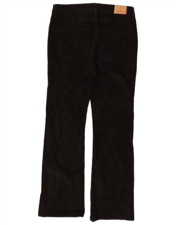 Superdry Womens Bootcut Corduroy Trousers W30 L30 Black