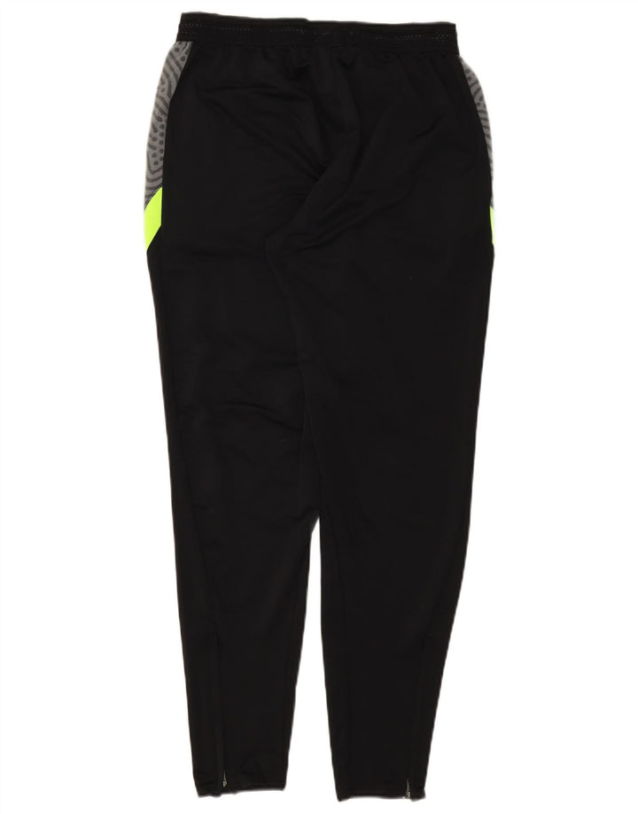 NIKE Mens Dri Fit Tracksuit Trousers Medium  Black Colourblock Polyester