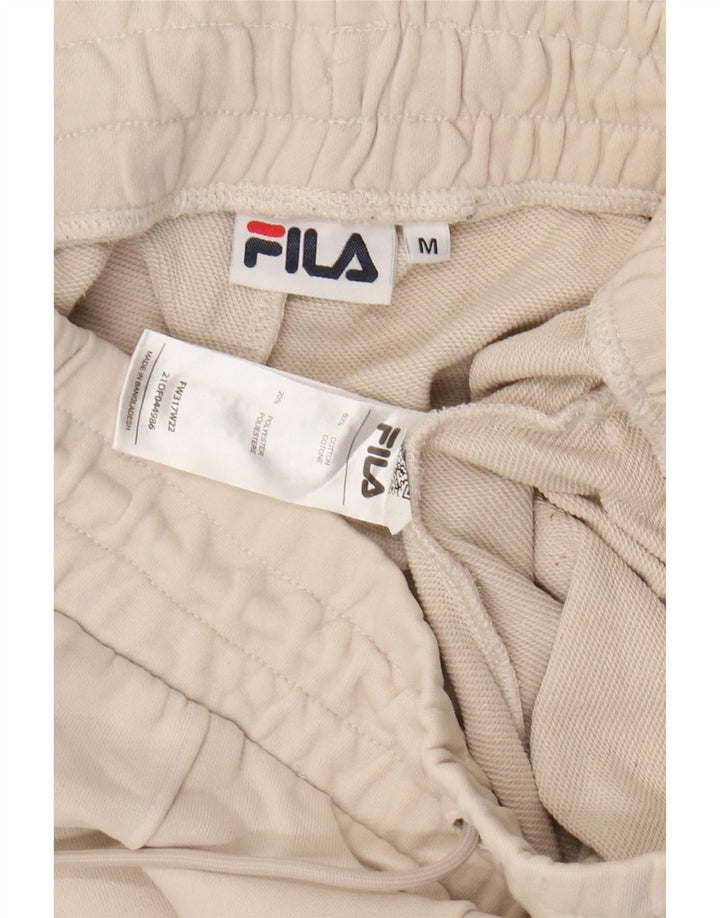 Fila Mens Tracksuit Trousers Joggers Medium Beige Cotton