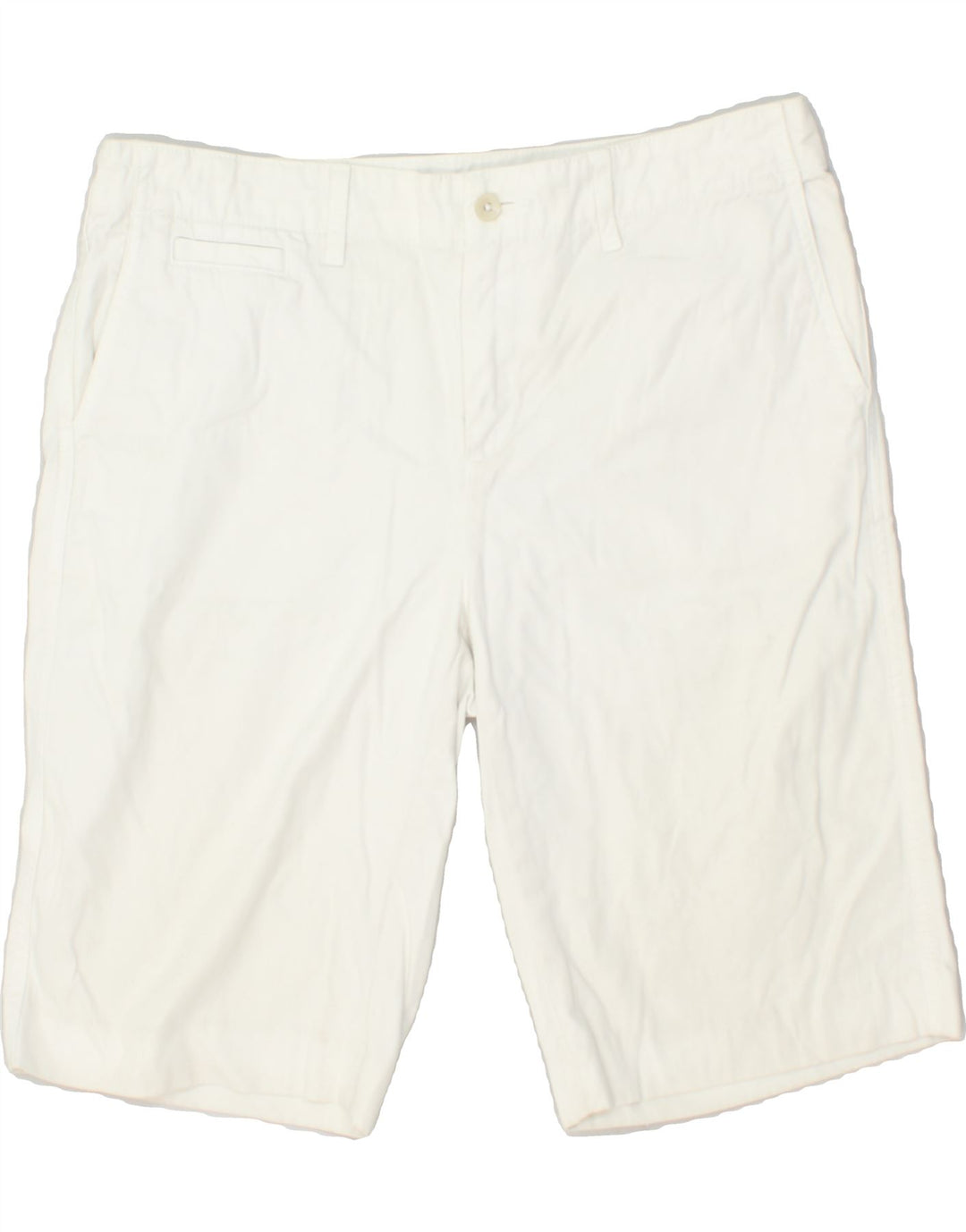 BANANA REPUBLIC Womens Chino Shorts US 8 Medium W32 White Cotton | Vintage Banana Republic | Thrift | Second-Hand Banana Republic | Used Clothing | Messina Hembry 