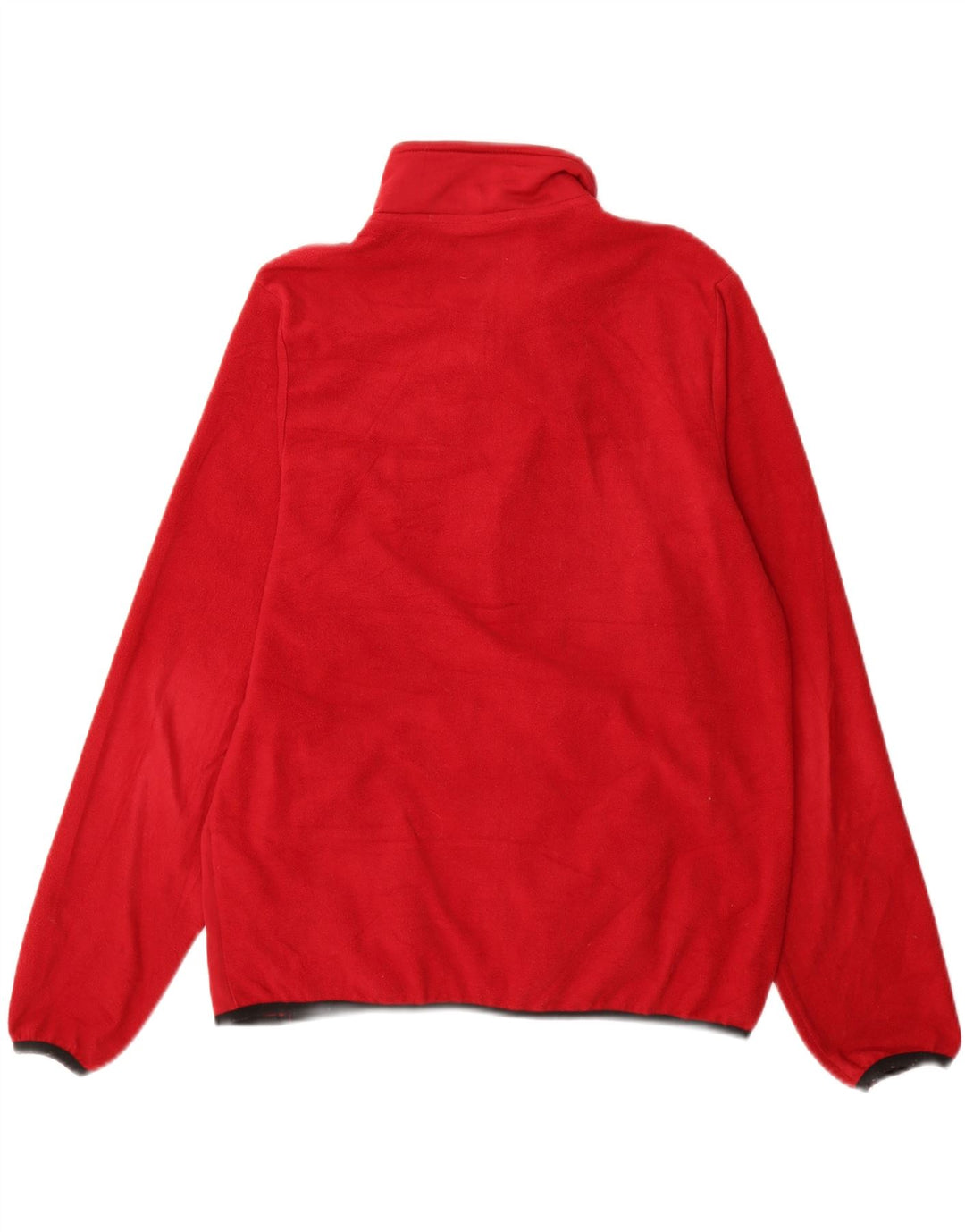 Kappa Womens Fleece Jacket UK 14 Medium Red Polyester