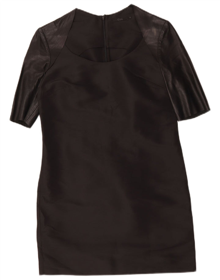 Cos Womens Sheath Dress EU 34 XS Black Polyester